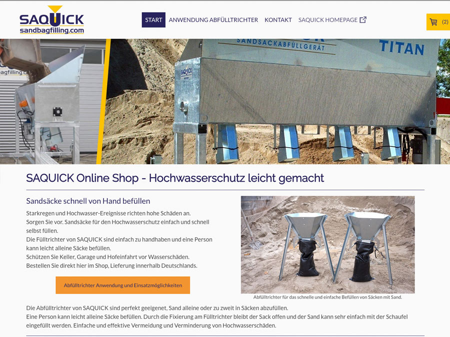 Screenshot Saquickshop